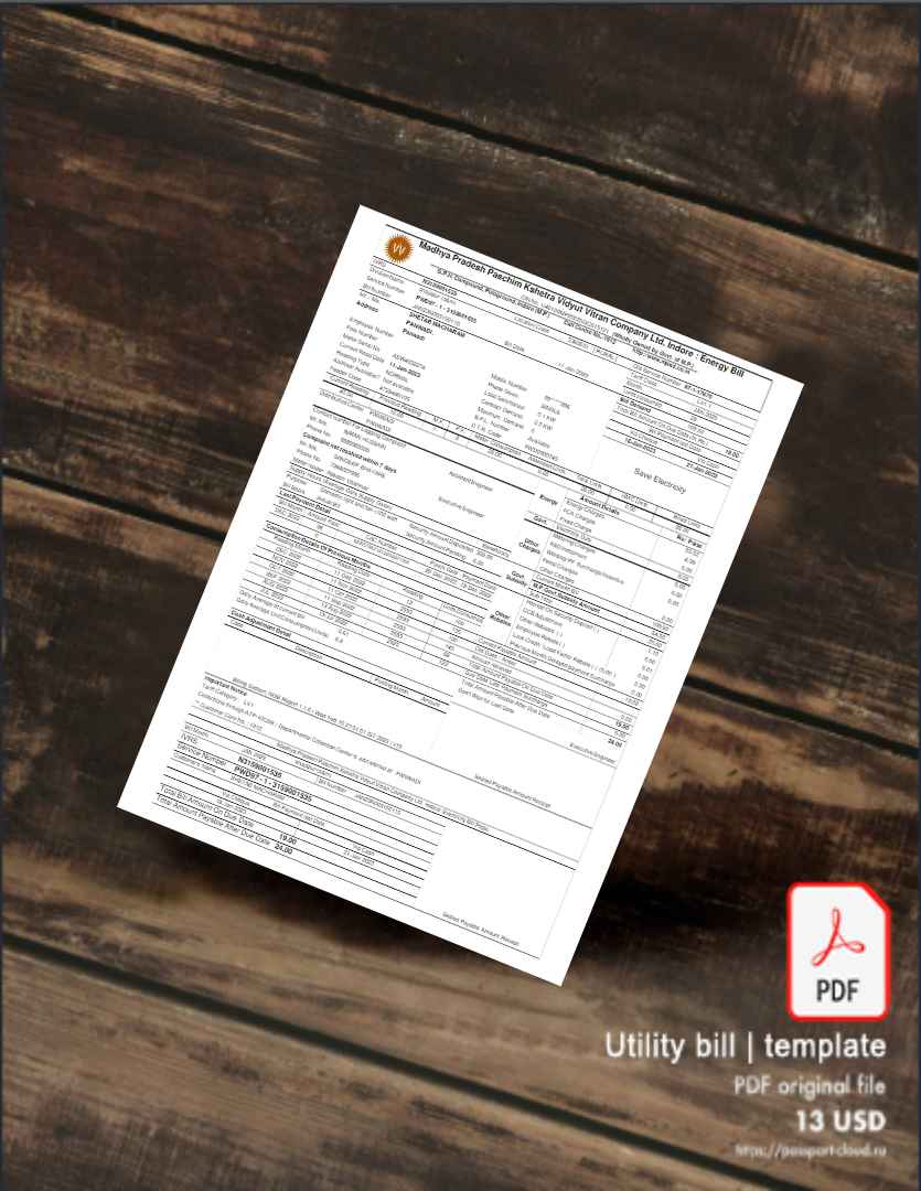 Utility bill | Albanian Power | Albania